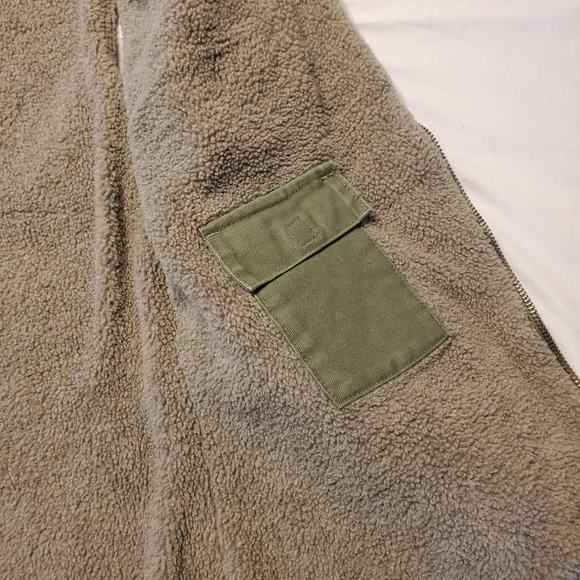 Lakin Mckey Women's Canvas Sherpa Lined Vest Olive Green Size 2XLR Farming Work - Picture 9 of 12